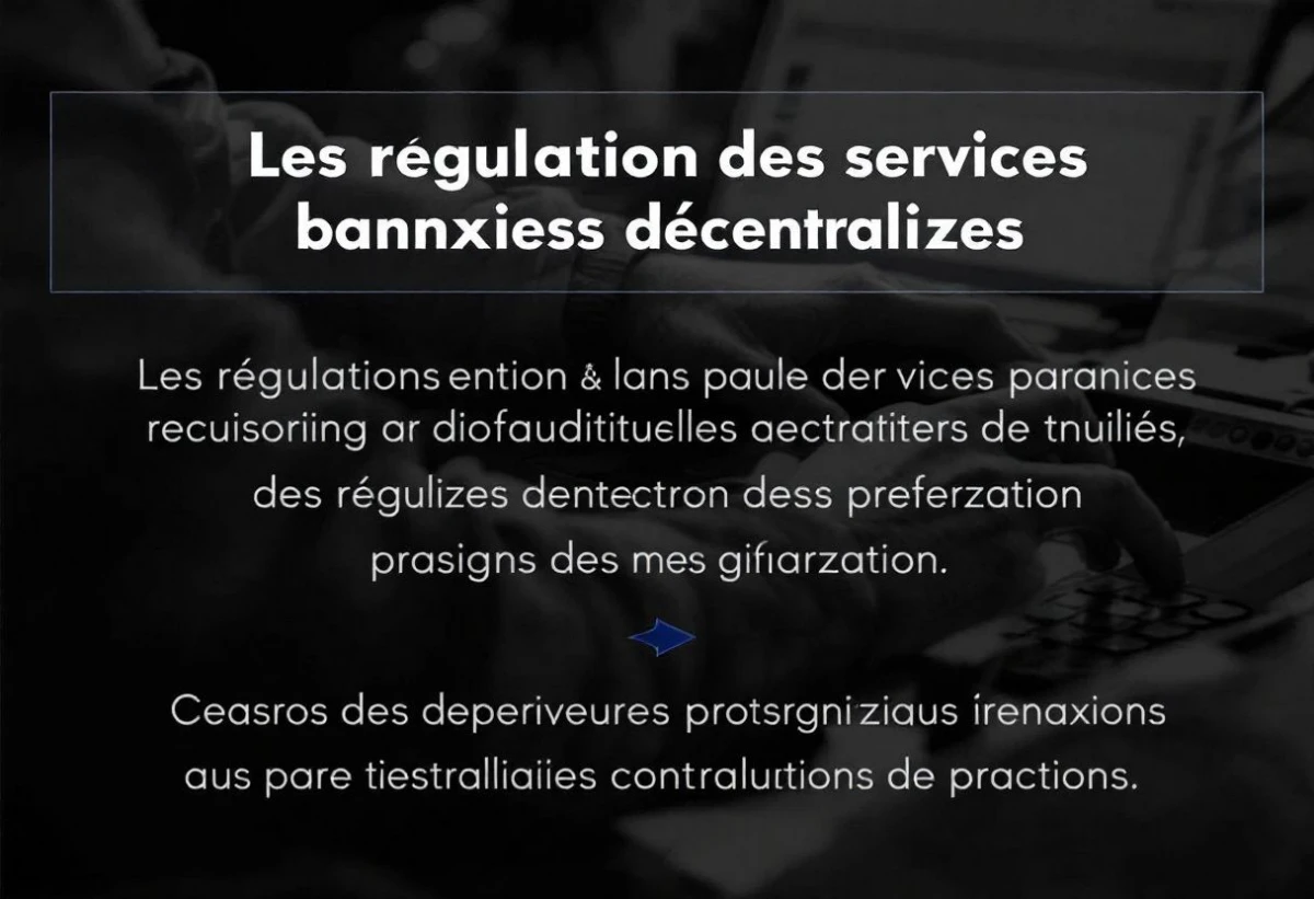 Les régulations des services bancaires décentralisés