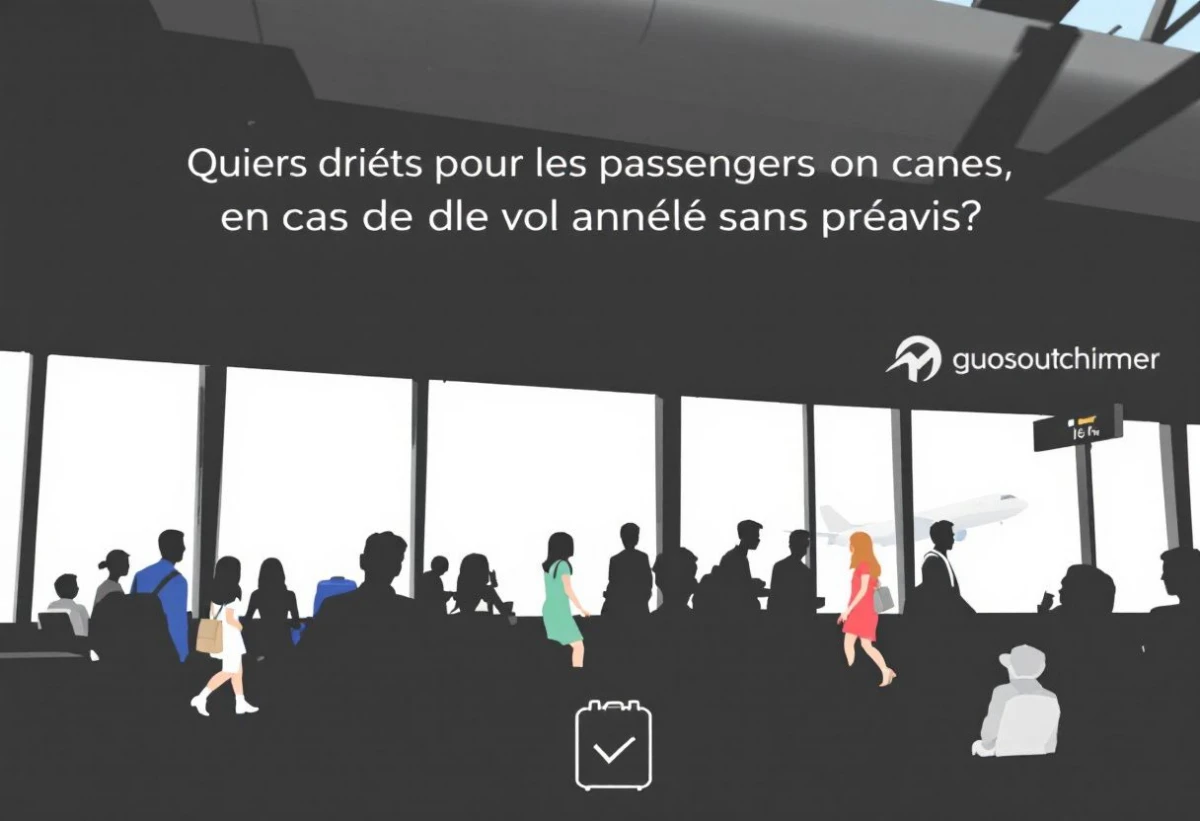 Quels droits pour les passagers en cas de vol annulé sans préavis ?