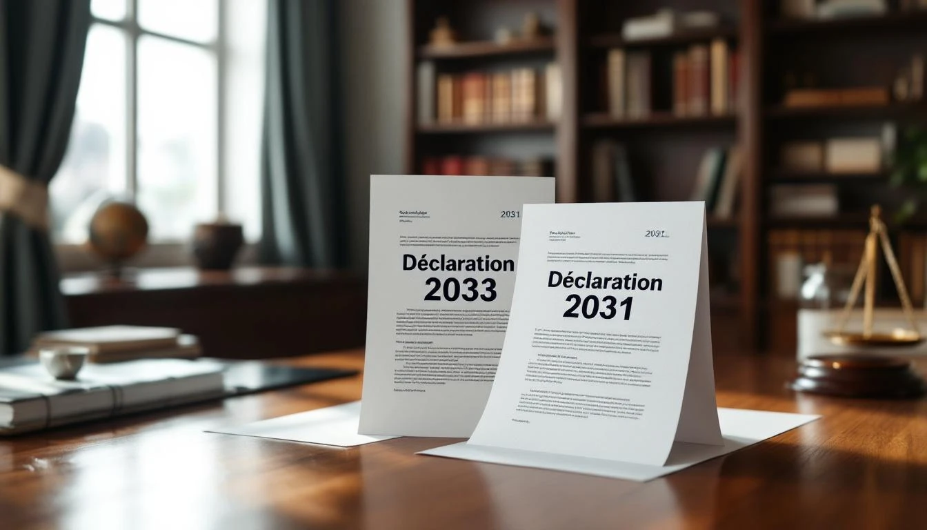 Declaration 2033 ou 2031 : quelle liasse choisir